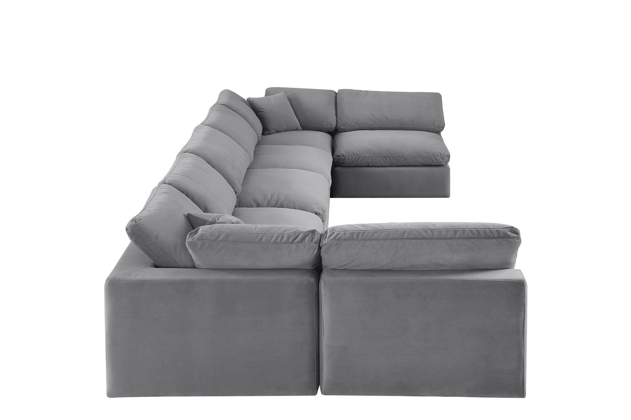 

        
Meridian Furniture 189Grey-Sec7B Modular Sectional Gray Velvet 094308289908
