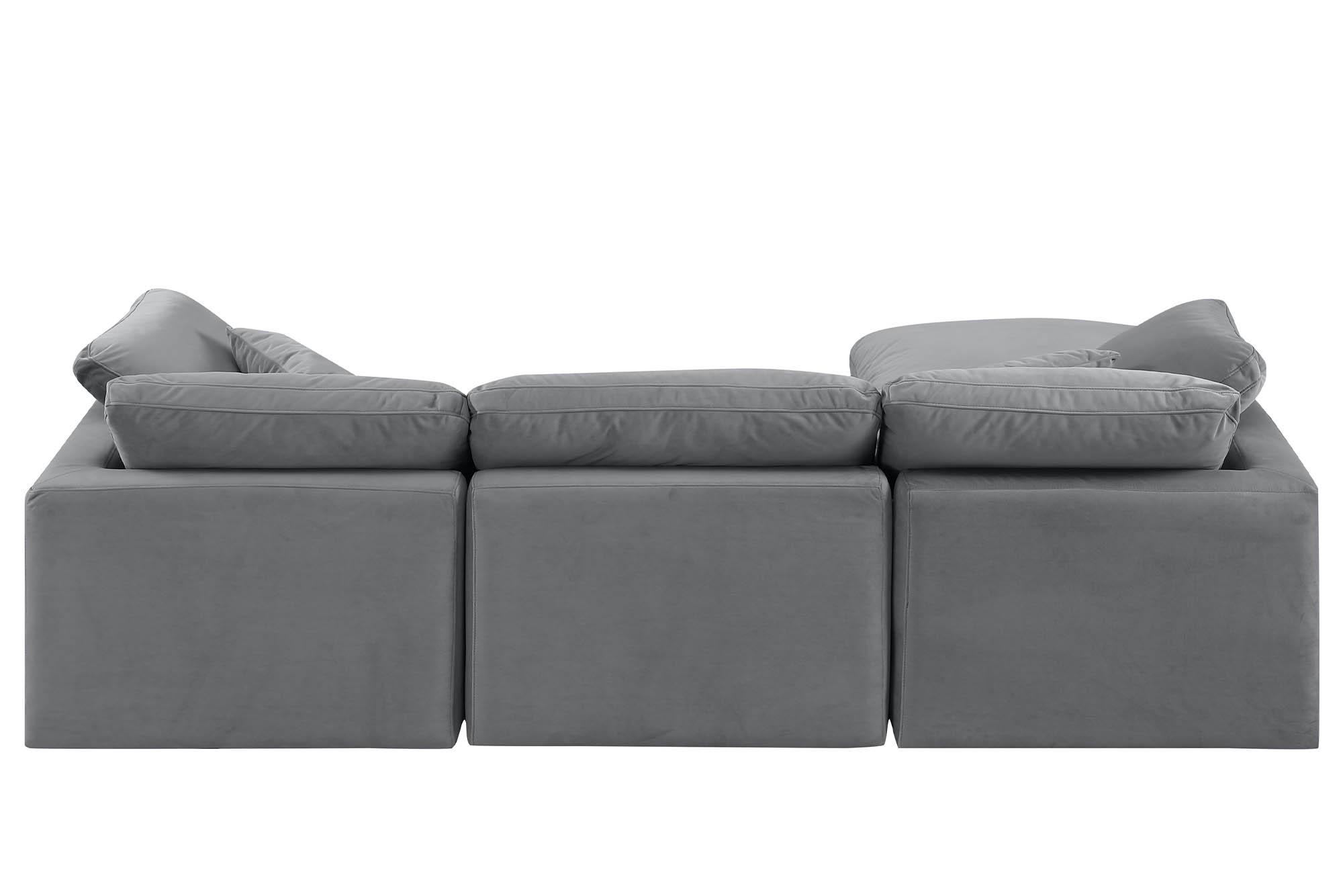 

    
147Grey-Sec4A Meridian Furniture Modular Sectional Sofa
