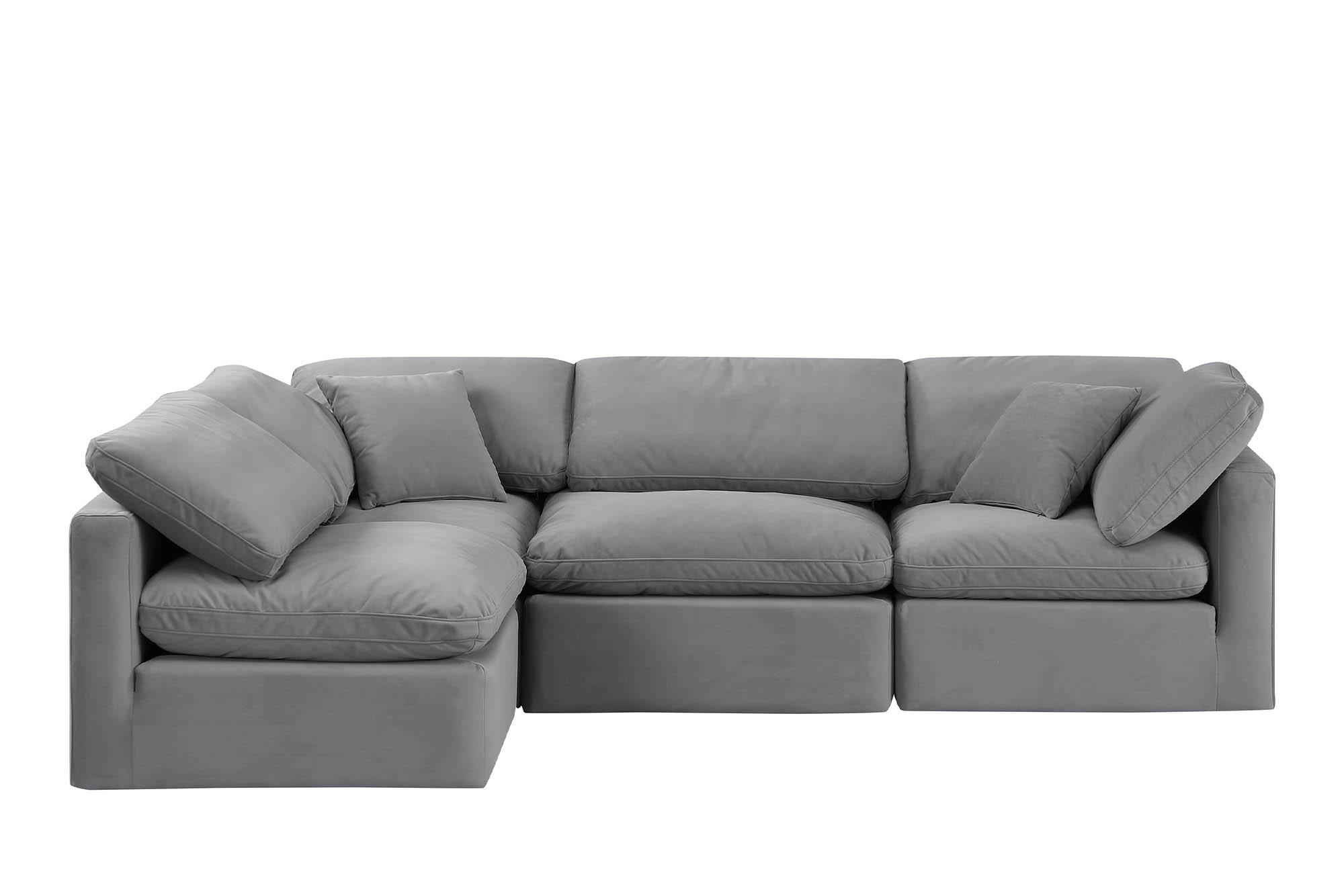 

    
Meridian Furniture INDULGE 147Grey-Sec4B Modular Sectional Sofa Gray 147Grey-Sec4B
