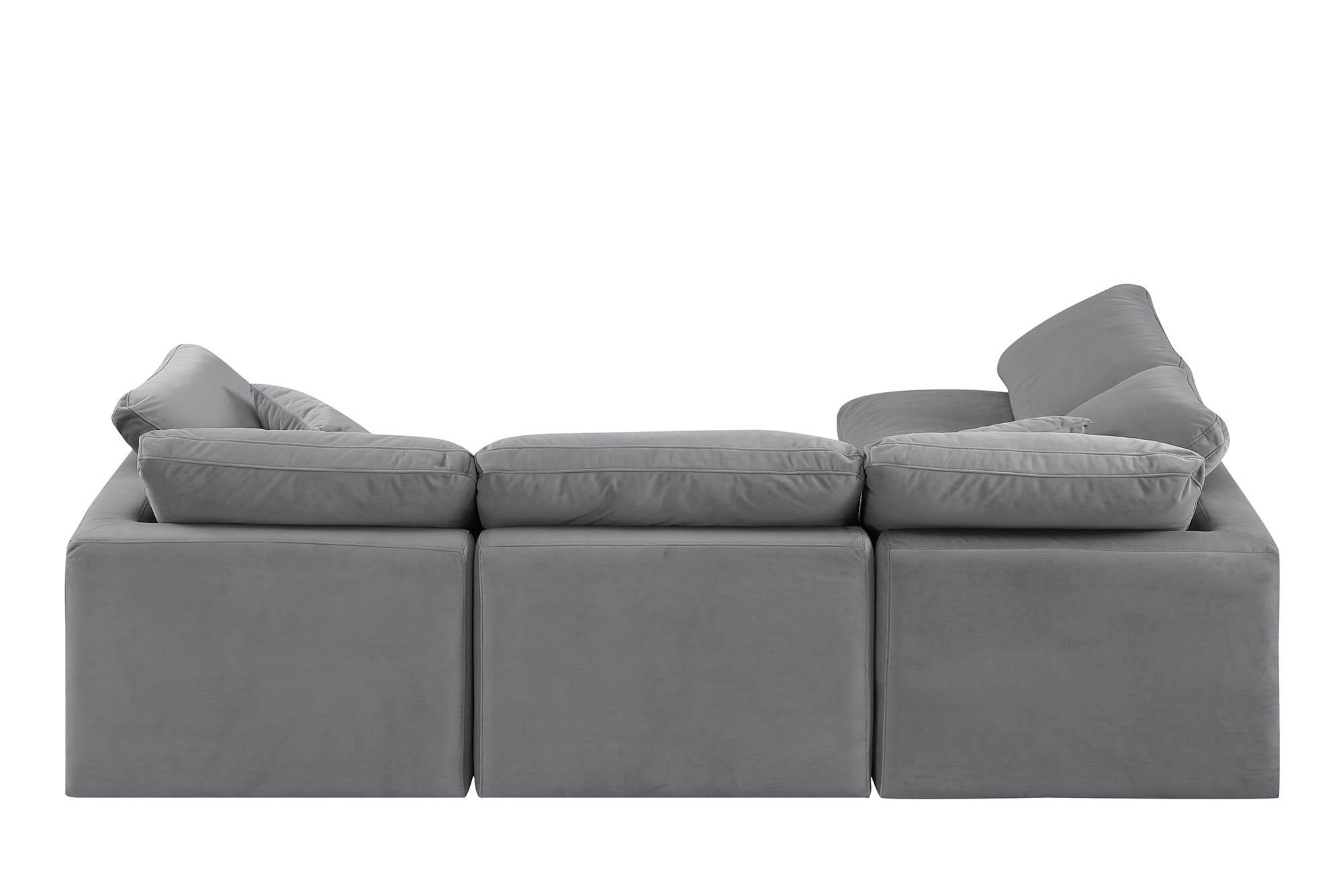 

    
147Grey-Sec4B Meridian Furniture Modular Sectional Sofa
