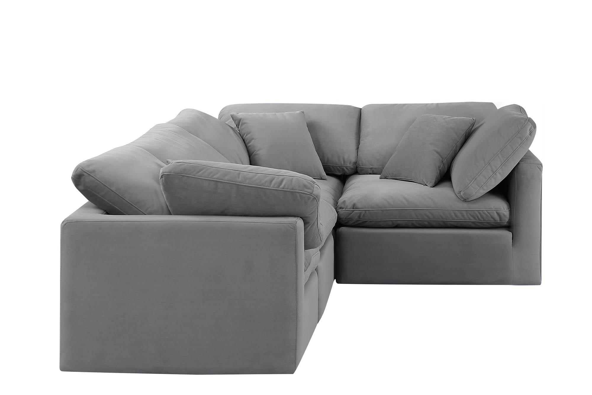 

    
Meridian Furniture INDULGE 147Grey-Sec4C Modular Sectional Sofa Gray 147Grey-Sec4C
