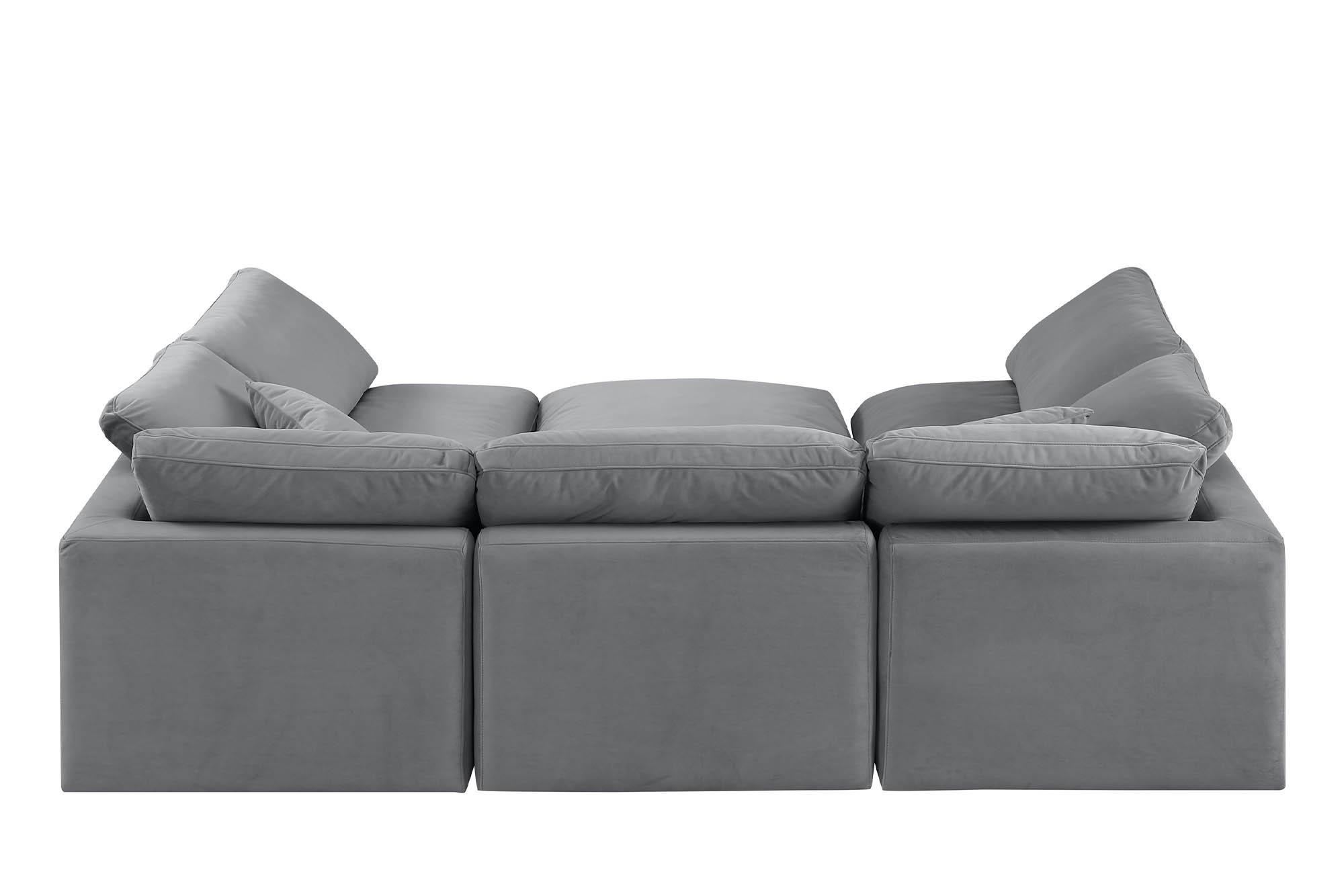 

    
147Grey-Sec6C Meridian Furniture Modular Sectional Sofa
