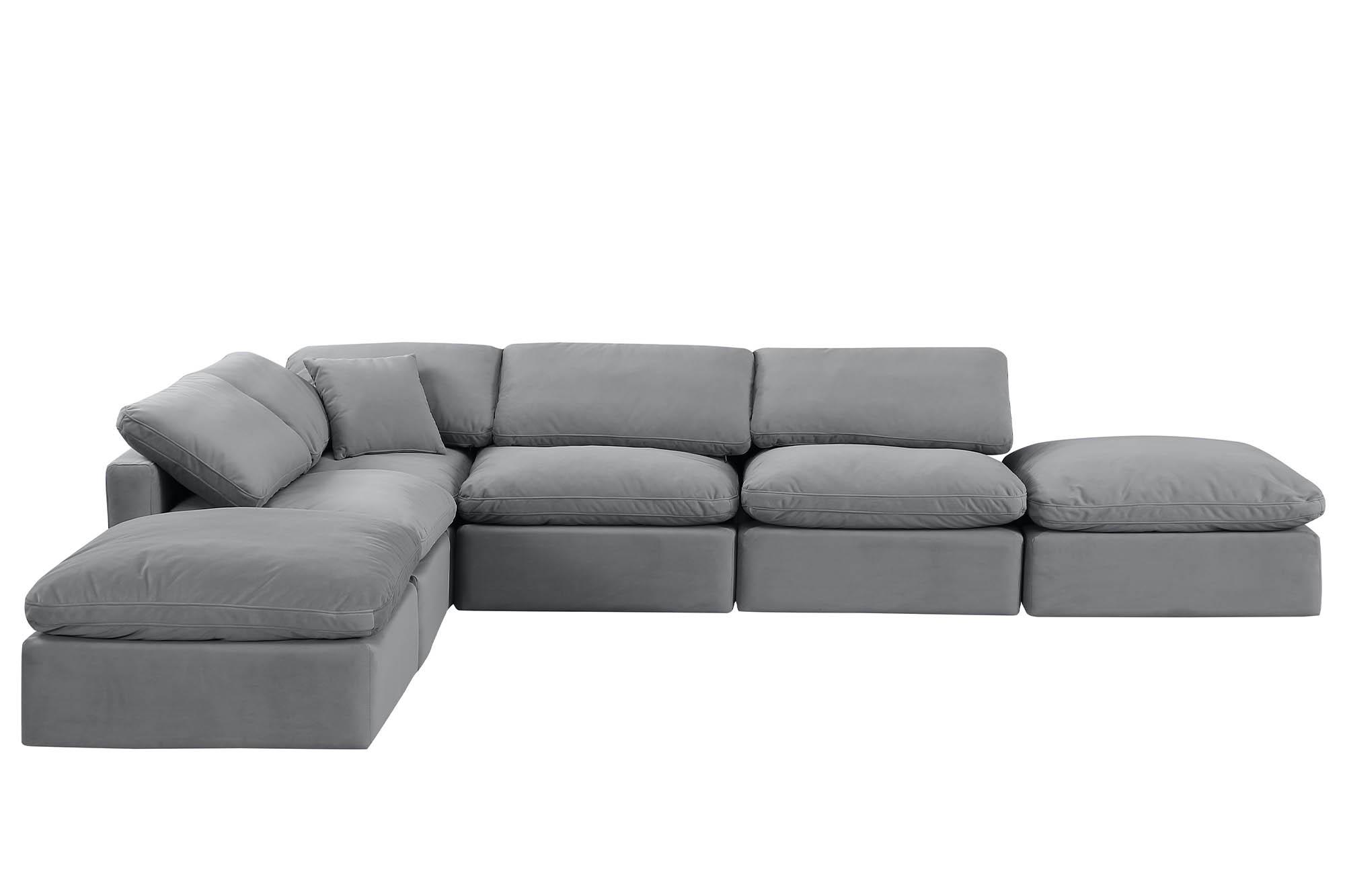 

    
Meridian Furniture INDULGE 147Grey-Sec6E Modular Sectional Sofa Gray 147Grey-Sec6E
