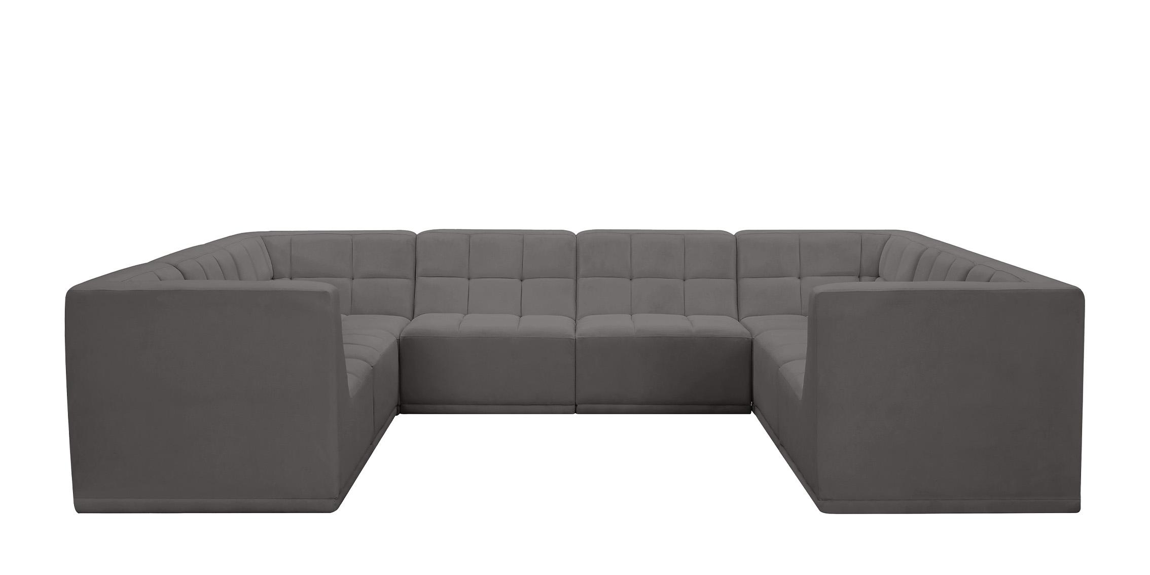 

        
Meridian Furniture RELAX 650Grey-Sec8A Modular Sectional Gray Velvet 094308253046
