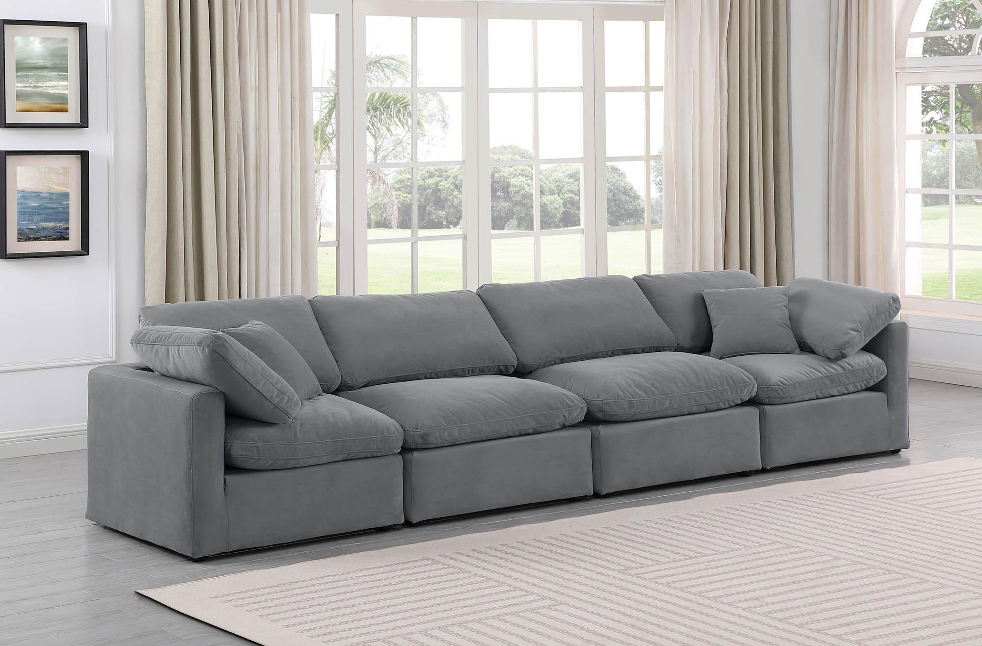 

    
Grey Velvet Modular Sofa INDULGE 147Grey-S140 Meridian Contemporary Modern
