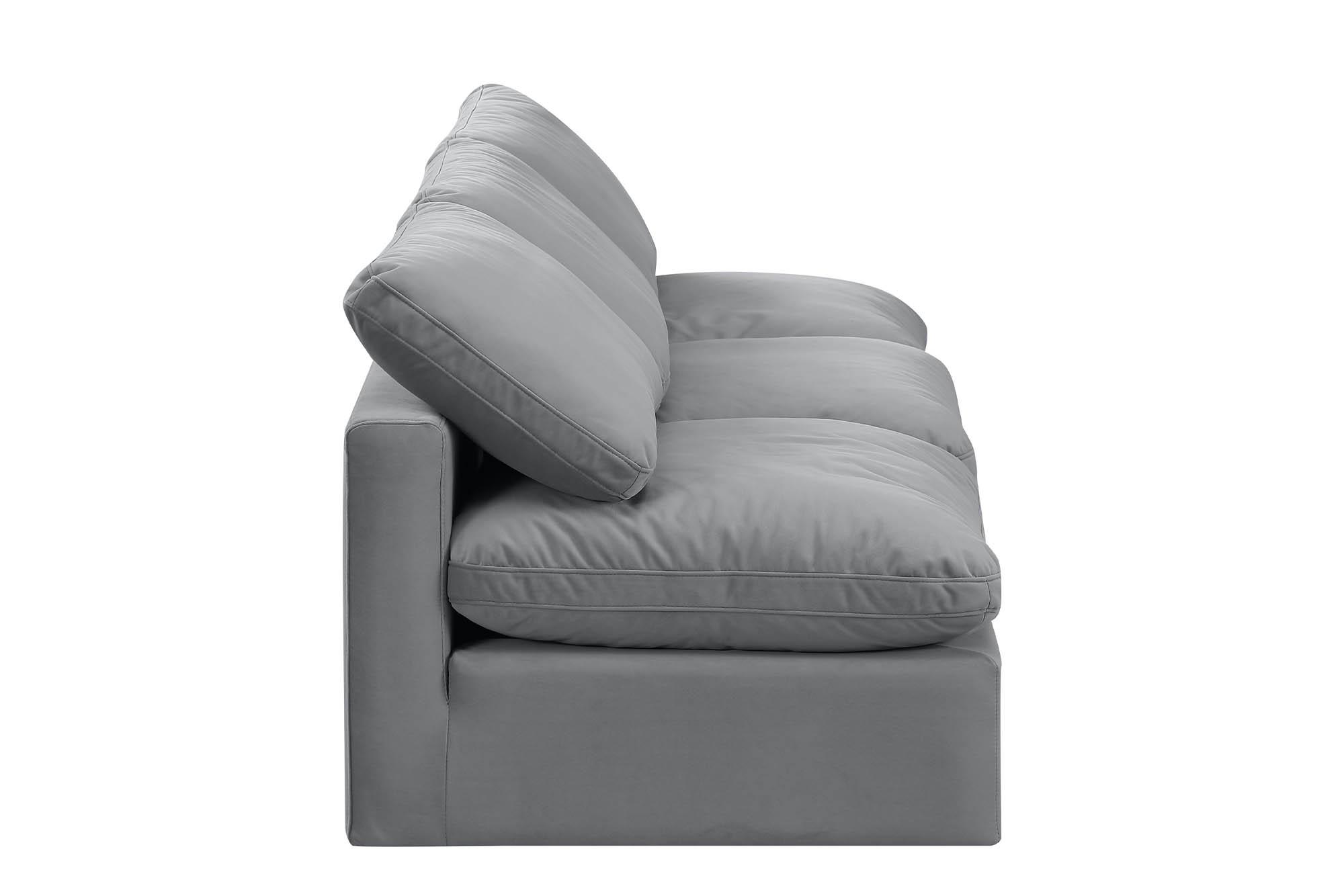 

        
Meridian Furniture INDULGE 147Grey-S3 Modular Sofa Gray Velvet 094308316437
