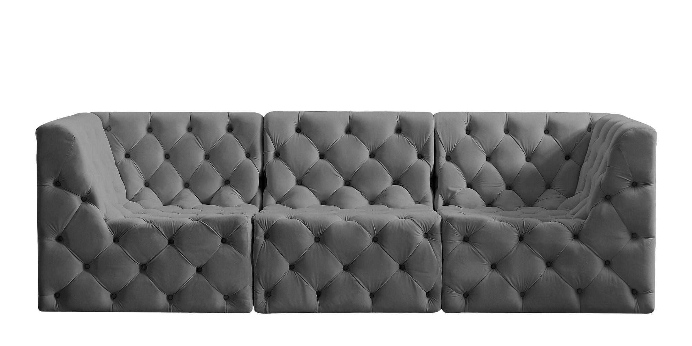 

        
Meridian Furniture TUFT 680Grey-S99 Modular Sofa Gray Velvet 94308272757
