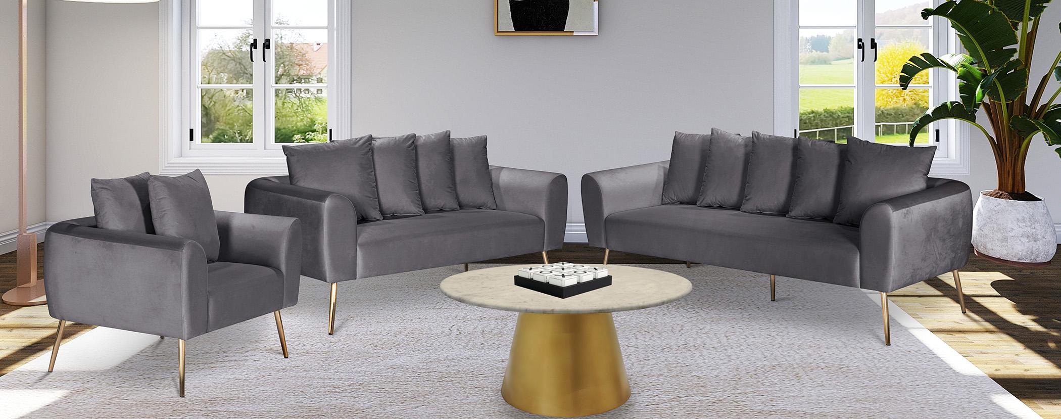 

    
639Grey-S Meridian Furniture Sofa
