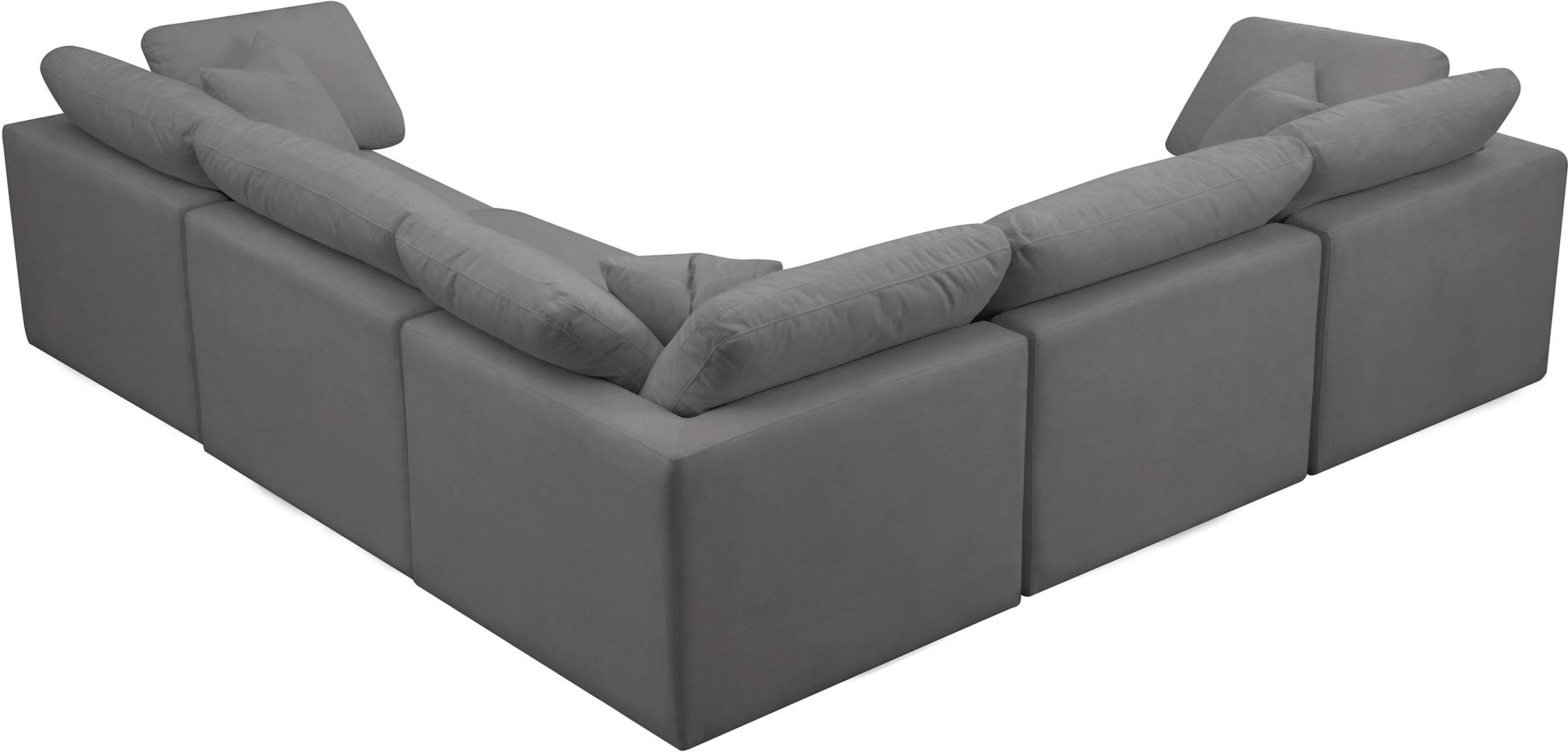 

    
Meridian Furniture 602Grey-Sec5C Modular Sectional Sofa Gray 602Grey-Sec5C
