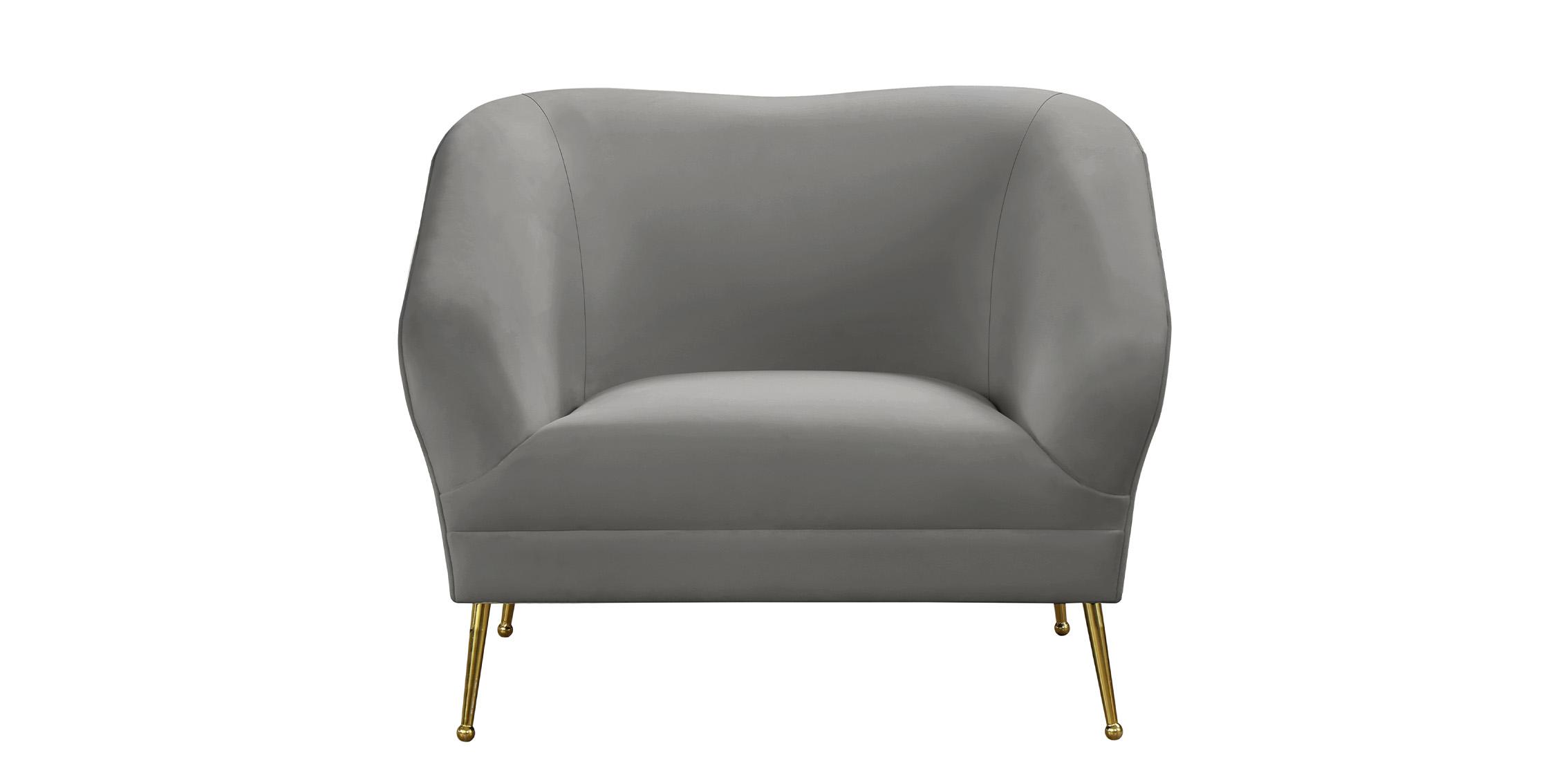 

    
658Grey-Set-3 Grey Velvet Curved Sofa Set 3Pcs HERMOSA 658Grey Meridian Mid-Century Modern
