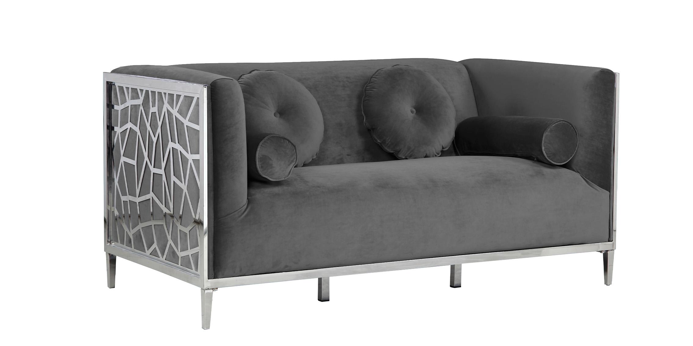 

    
Meridian Furniture Opal 672Grey-S-Set-2 Sofa Set Gray 672Grey-S-Set-2
