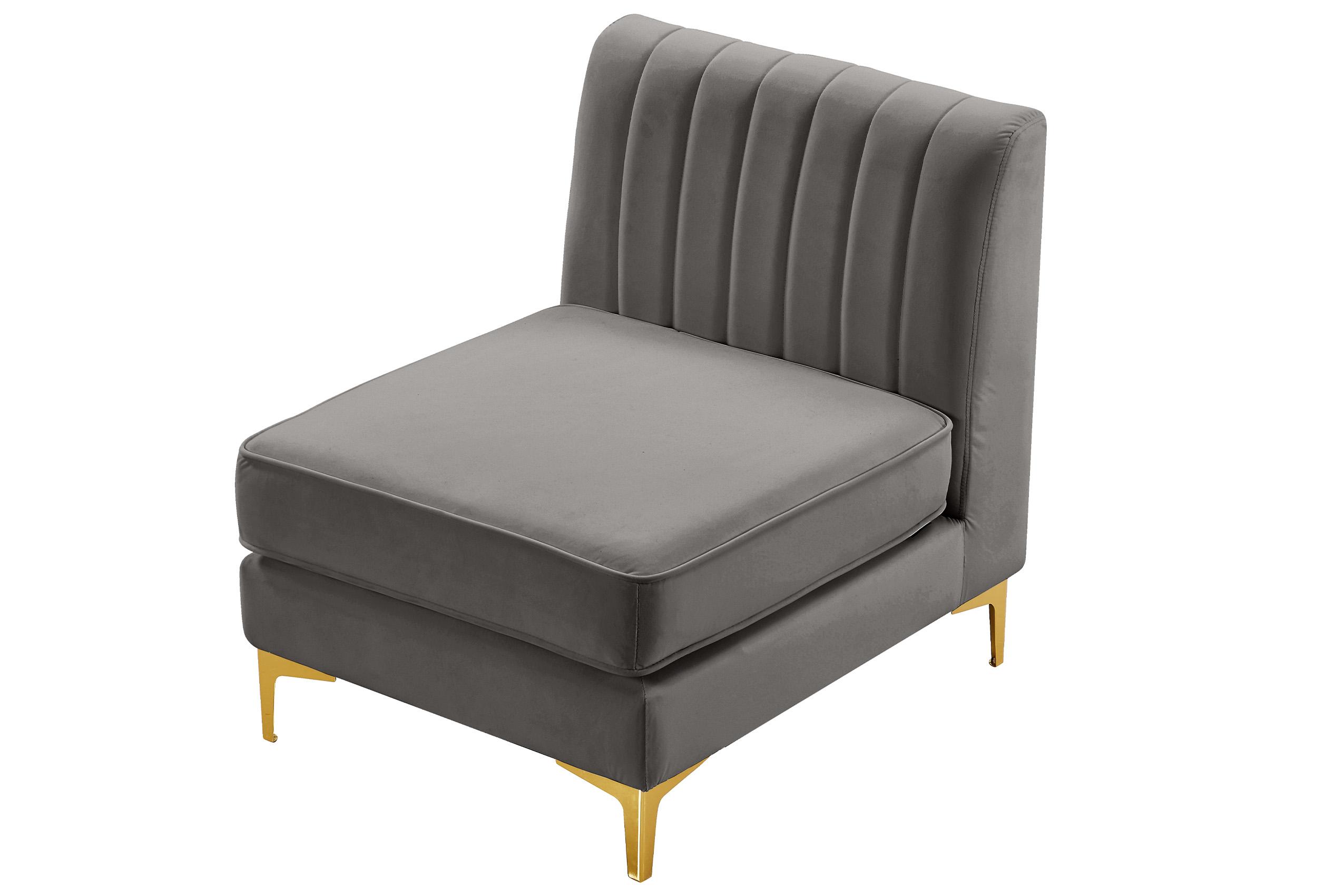 

    
Meridian Furniture ALINA 604Grey-Armless Modular Armless Chair Gray 604Grey-Armless
