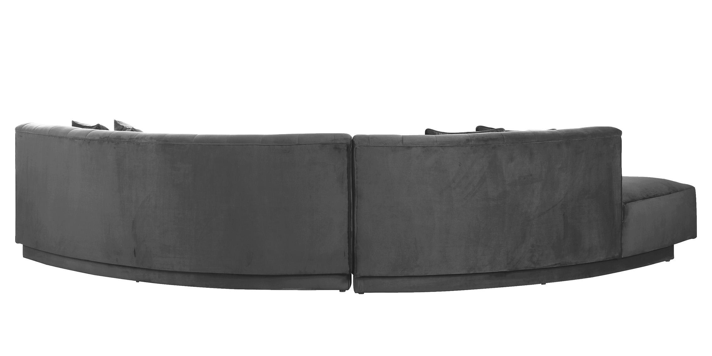 

    
641Grey-Sectional-Set-2 Grey Velvet Tufted Sectional Sofa Set 2Pcs KENZI 641Grey Meridian Contemporary
