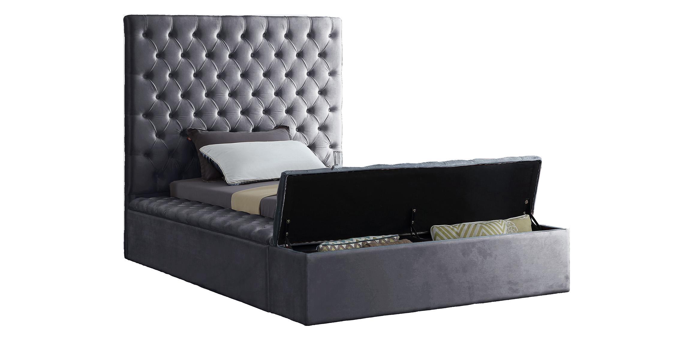 

    
BlissGrey-T Meridian Furniture Storage Bed
