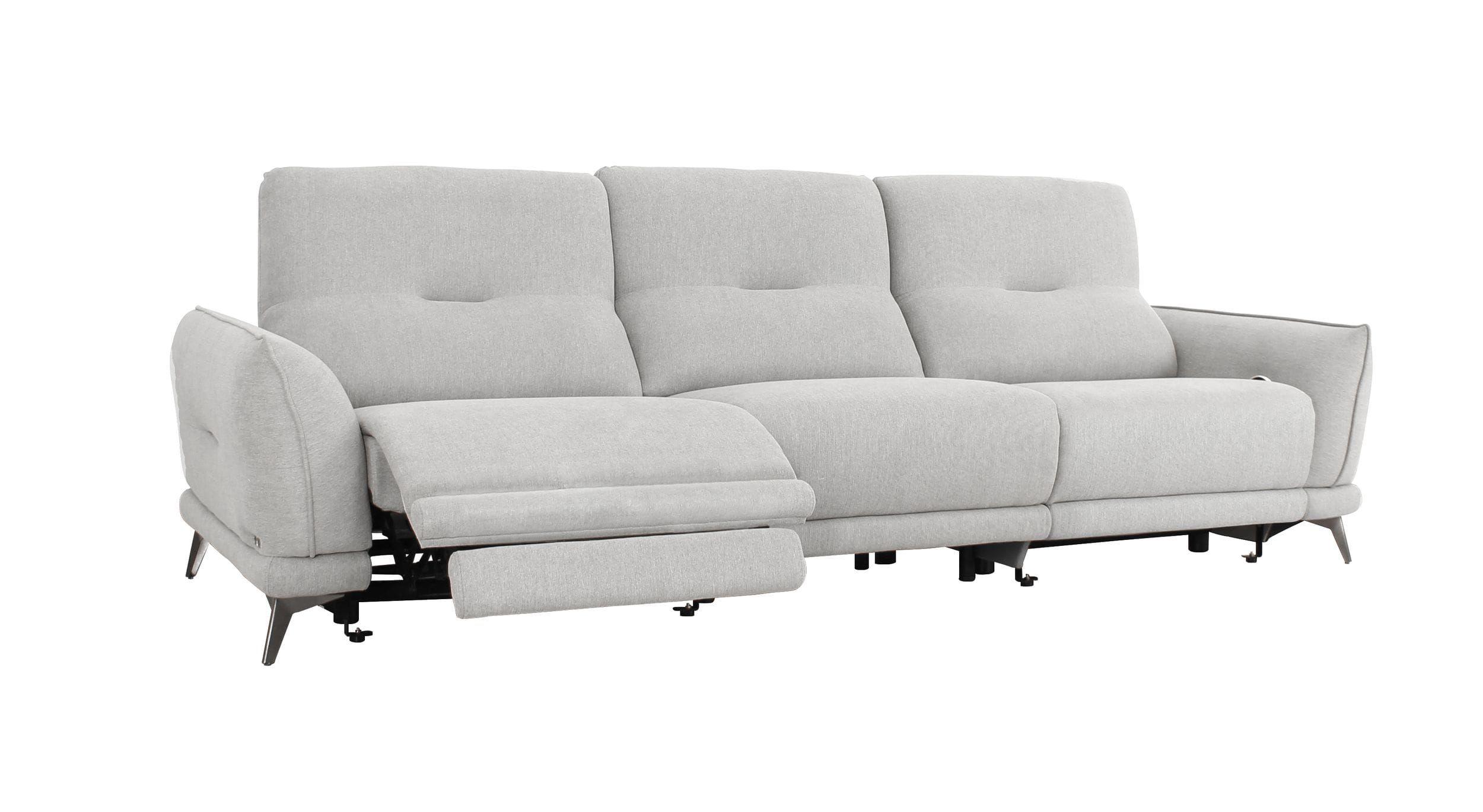 

    
Grey Waterproof Fabric Sofa w/ Electric Recliners Divani Casa Austria Modern
