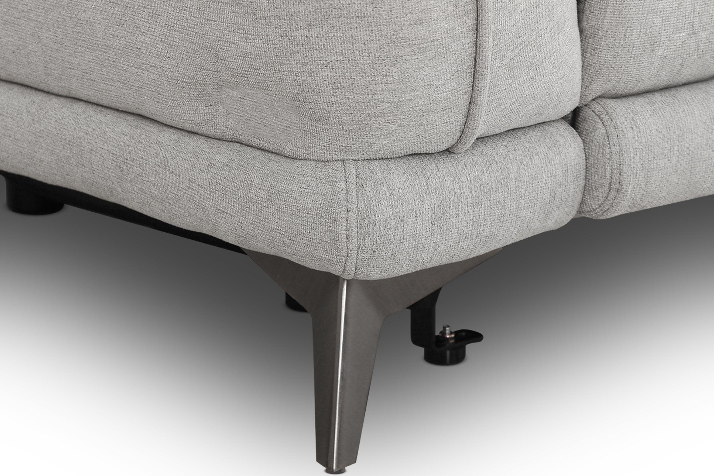 

    
VGKNE9178-GRYS-4S Grey Waterproof Fabric Sofa w/ Electric Recliners Divani Casa Austria Modern
