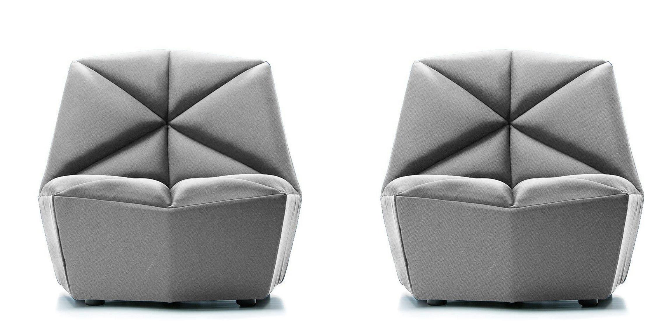 

    
Grey Woven Fabric Accent Chair Set 2Pcs Divani Casa Tomlin VIG Contemporary
