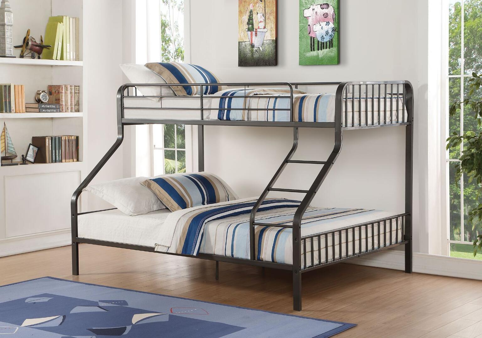 

                    
Acme Furniture Caius Twin XL/Queen Bunk Bed Black  Purchase 
