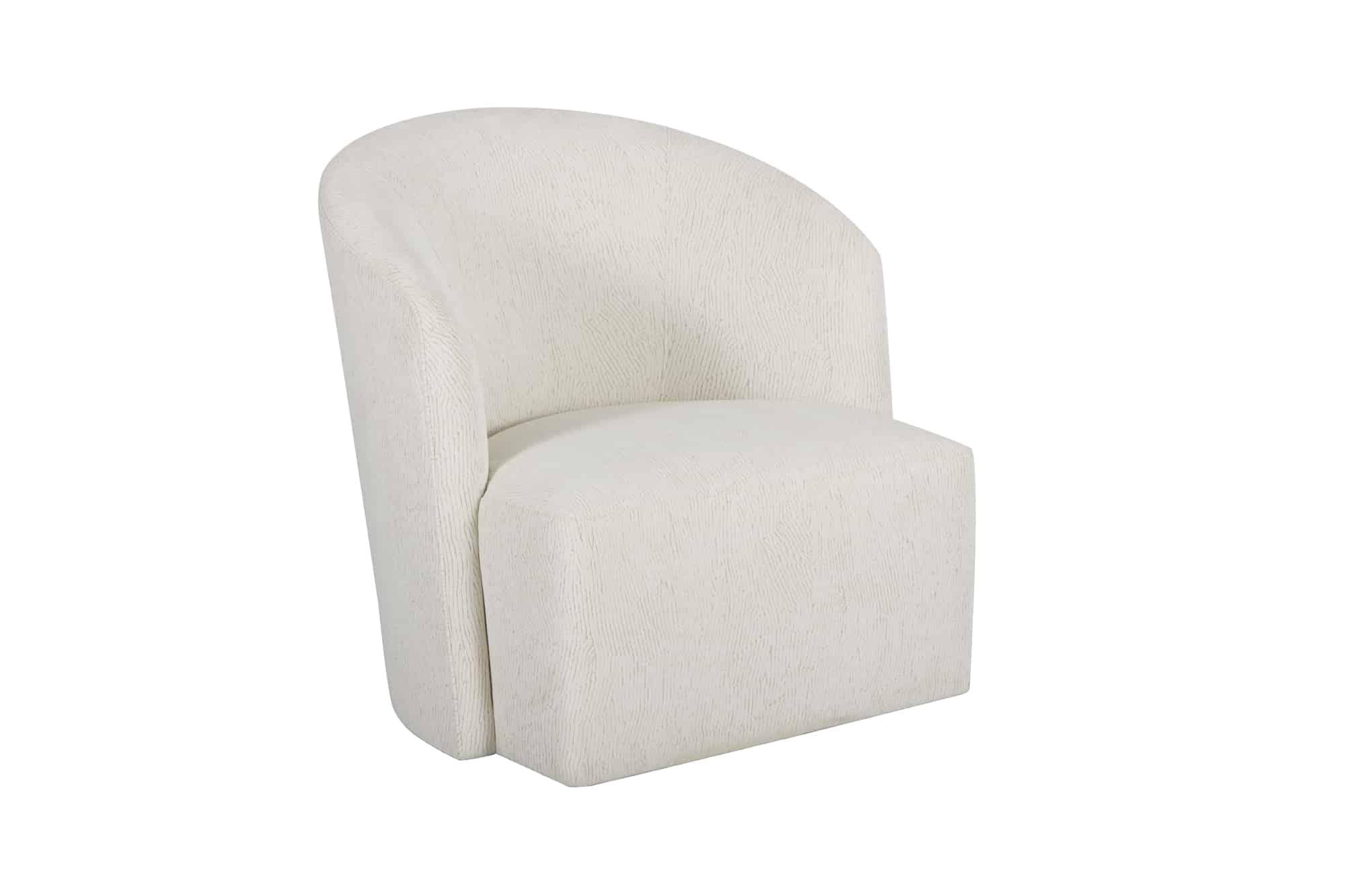 Contemporary, Modern, Casual Swivel Chair BASTION  763516-5354FO 763516-5354FO in Pearl Fabric