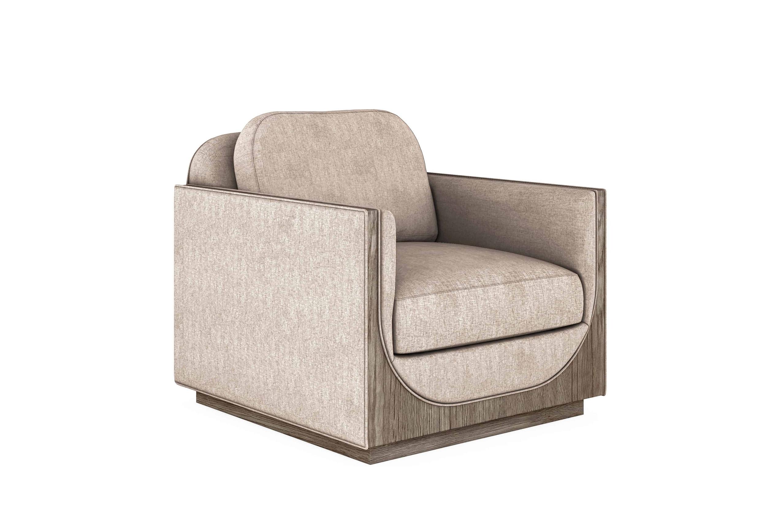 Contemporary, Modern, Casual Lounge Chair BASTION  763516-5354FO 763503-5354FN in Silver Fabric