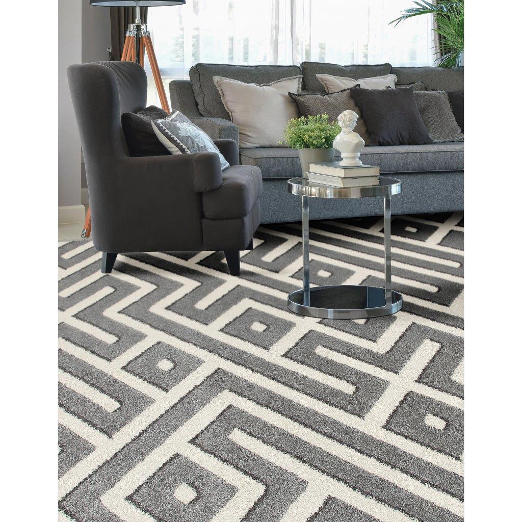 

    
Hailey Amazed Medium Gray 2 ft. 7 in. x 4 ft. 1 in. Area Rug by Art Carpet
