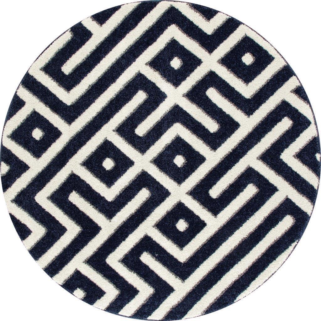 

    
Hailey Amazed Navy 5 ft. 3 in. Round Area Rug by Art Carpet
