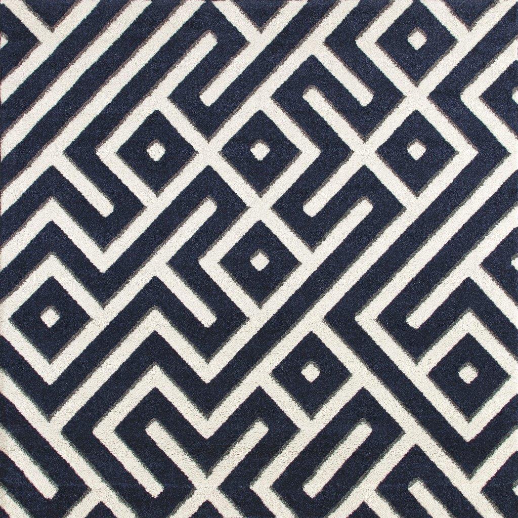 

    
Hailey Amazed Navy 6 ft. 7 in. Square Area Rug by Art Carpet
