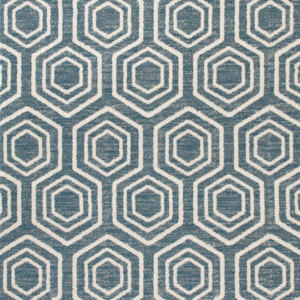 

    
Hailey Bees Knees Aqua 6 ft. 7 in. Square Area Rug by Art Carpet
