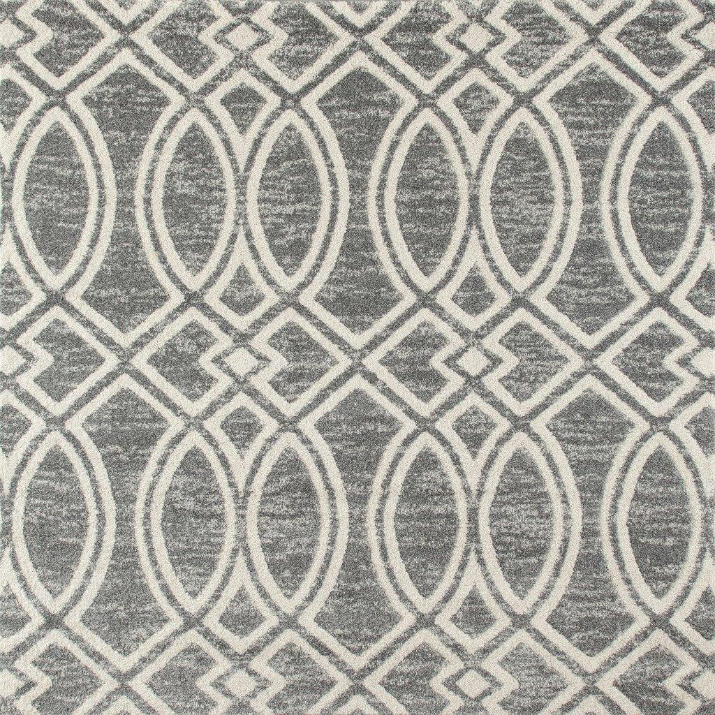 

    
Hailey Ogee Trellis Gray 6 ft. 7 in. Square Area Rug by Art Carpet
