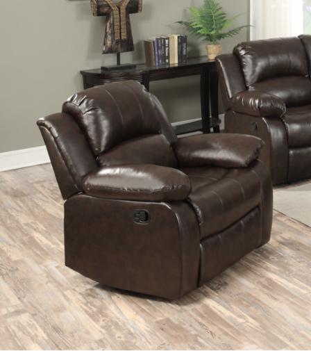 

                    
Happy Homes 10100 Recliner Sofa Set Brown Bonded Leather Purchase 
