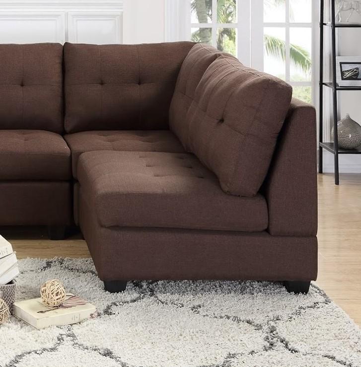 

    
Happy Homes Mixology Sectional Sofa Brown MIXOLOGY-BR-Sectional
