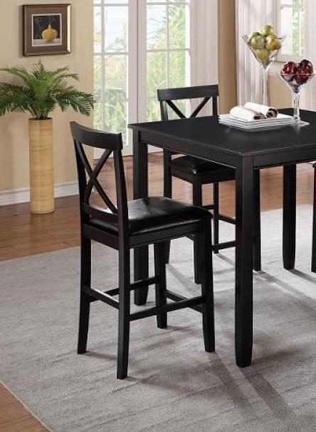 

    
Happy Homes Tahoe Modern Rich Espresso Finish Counter Height Dining Set 5 Pcs
