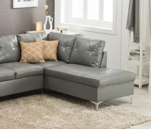 

    
Happy Homes Vintage Sectional Sofa Gray VINTAGE - GRAY
