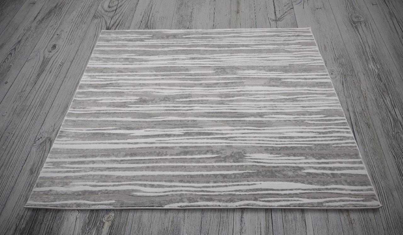 

    
Harlan Light Gray Tiger Stripes Area Rug 5x8 by Art Carpet
