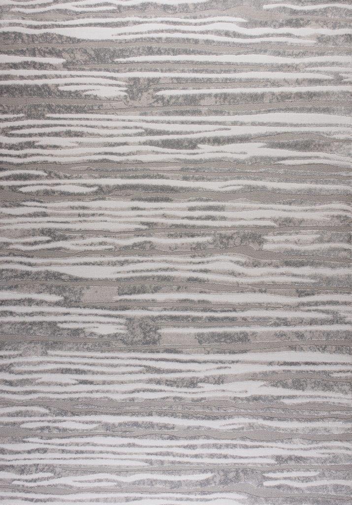 

    
Harlan Light Gray Tiger Stripes Area Rug 8x10 by Art Carpet

