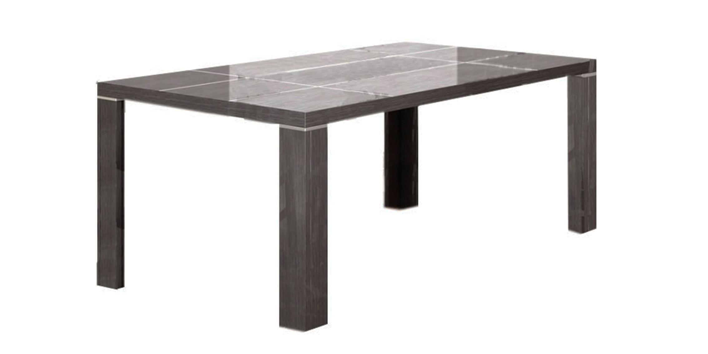 

    
Glossy Grey & White Finish Dining Table Modern Made in Italy ESF Mangano
