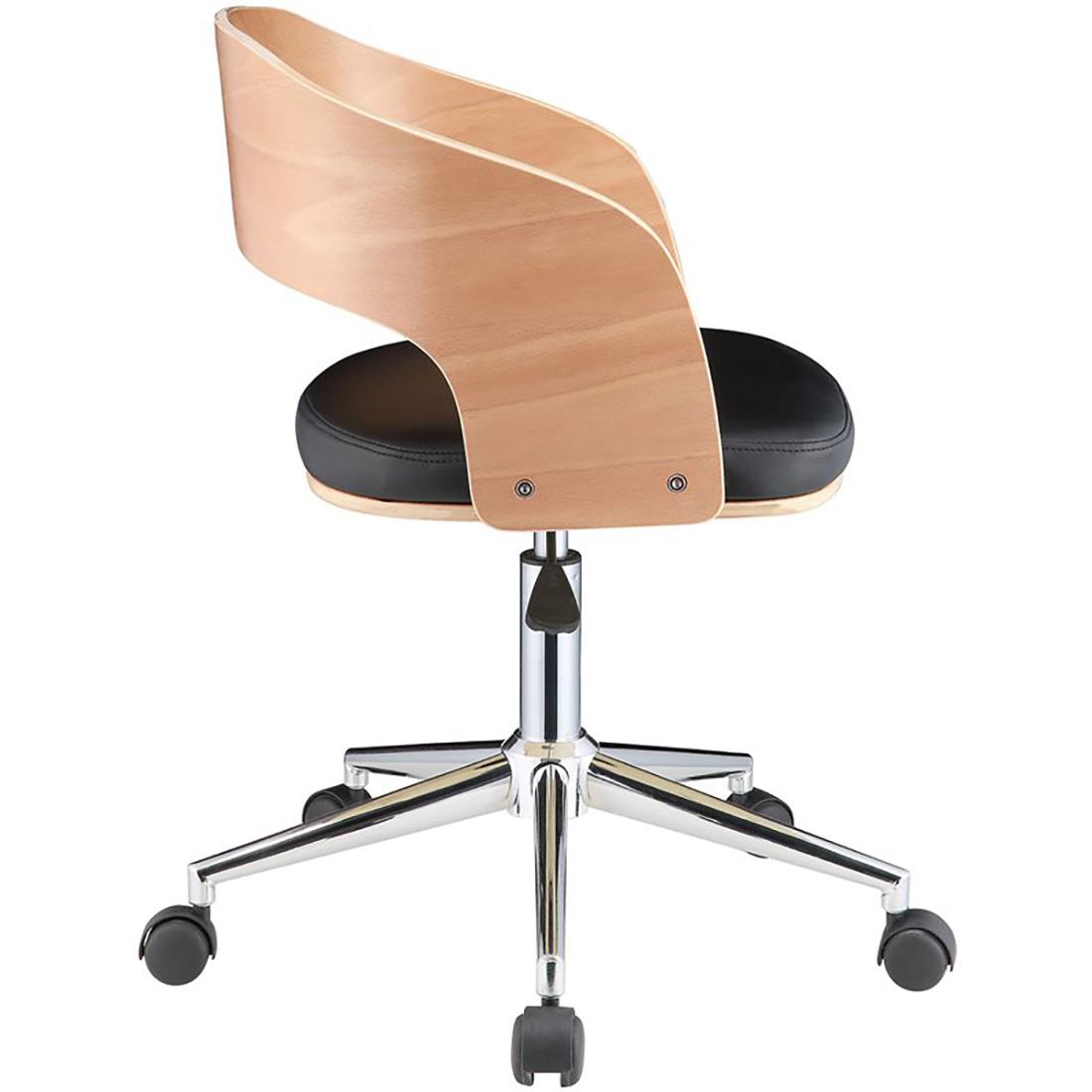 

    
Home Office Chair Black PU & Beech Yoshiko 92514 Acme Contemporary Modern
