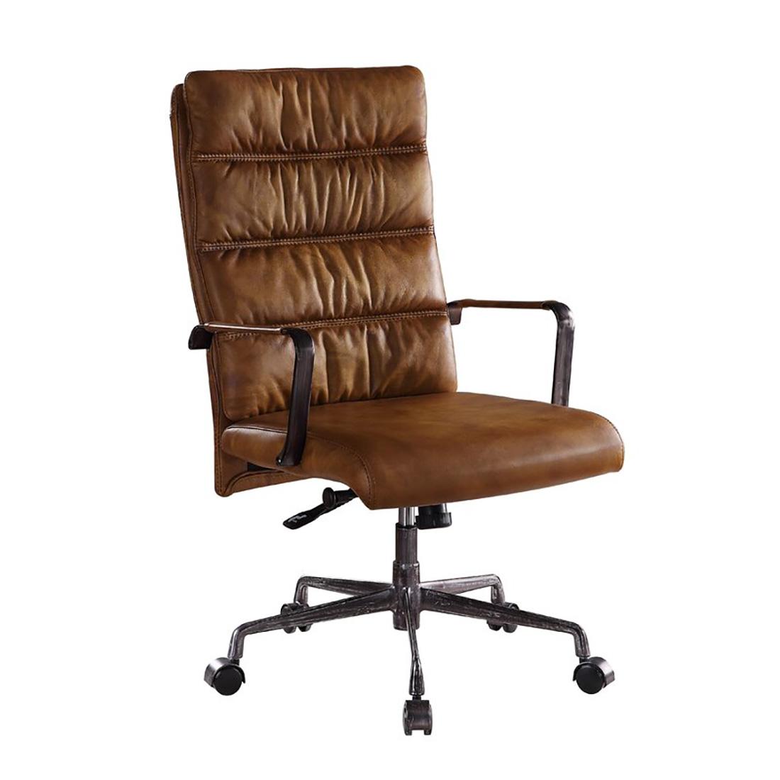 

    
Home Office Executive Chair Sahara Genuine Leather Jairo 92566 Acme Industrial
