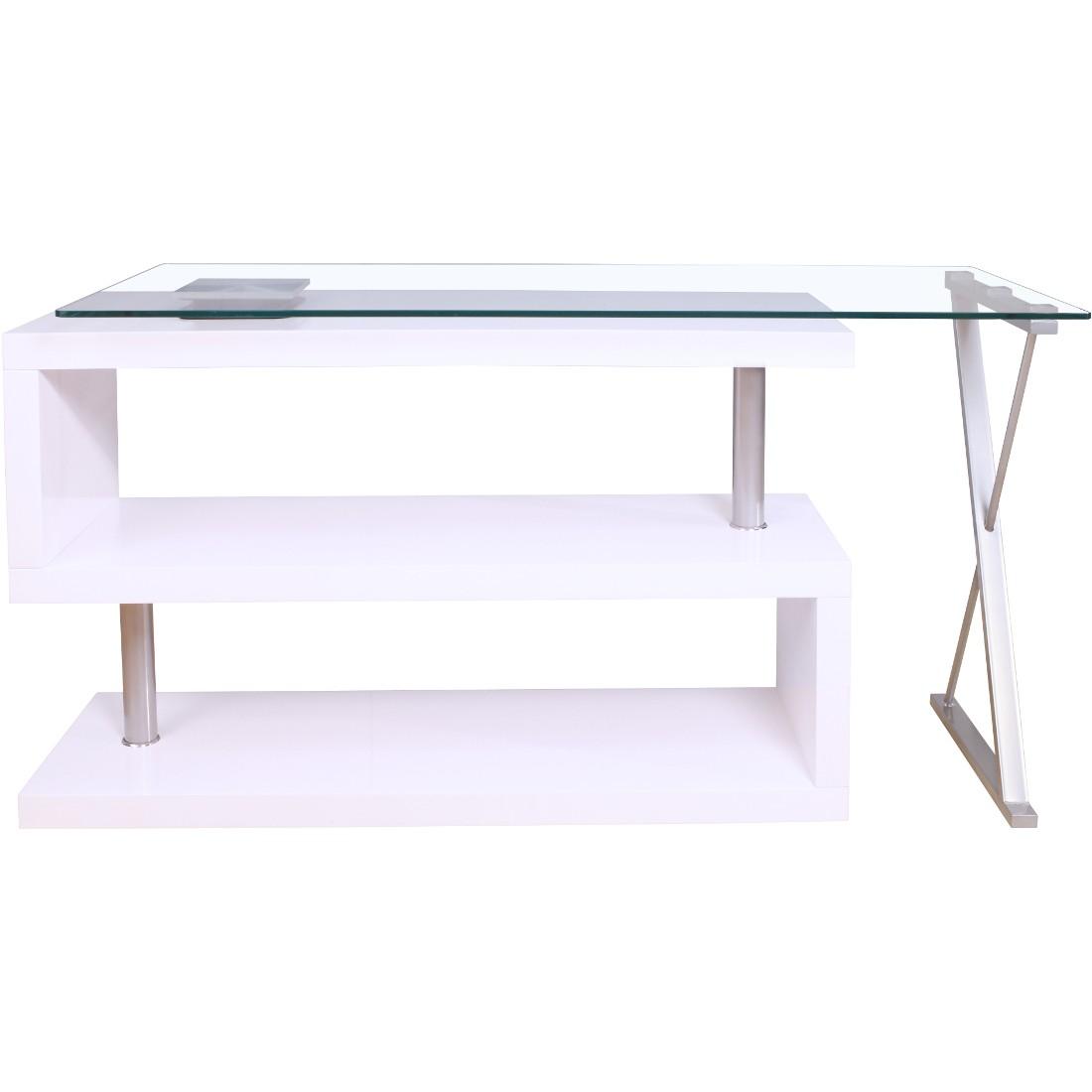

        
Acme Furniture Buck Writing Desk Chrome/White  00840412105609
