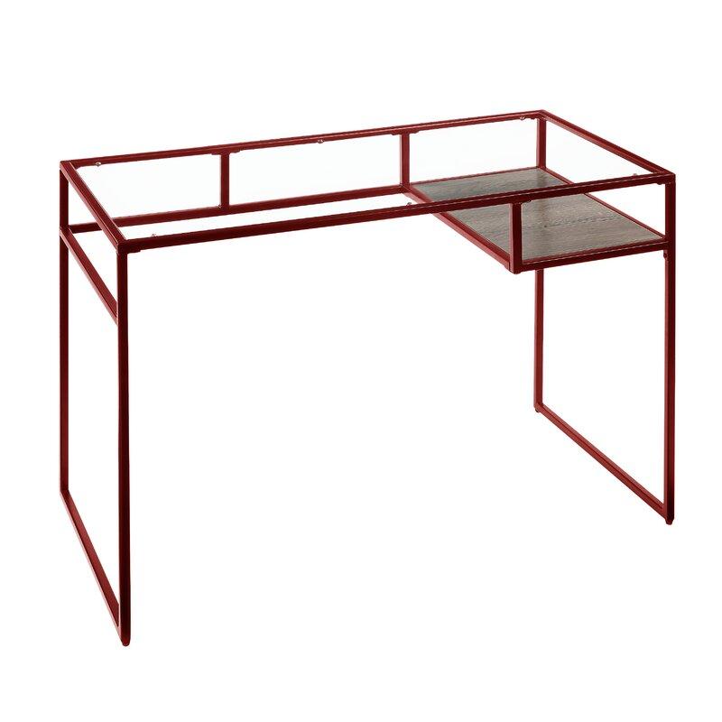 

    
Home Office Writing Desk Red & Glass Yasin 92584 Acme Industrial Modern
