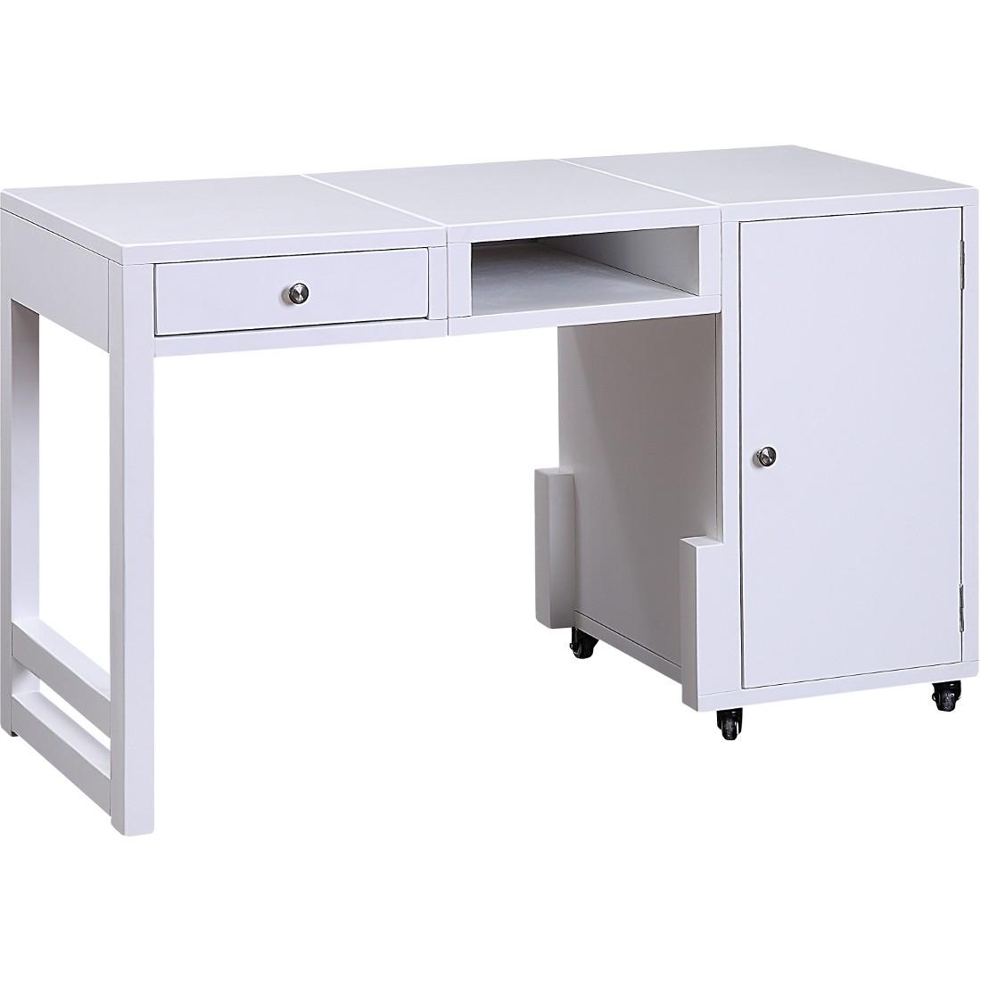 Contemporary, Modern Writing Desk Kaniel Kaniel 92835 in White 