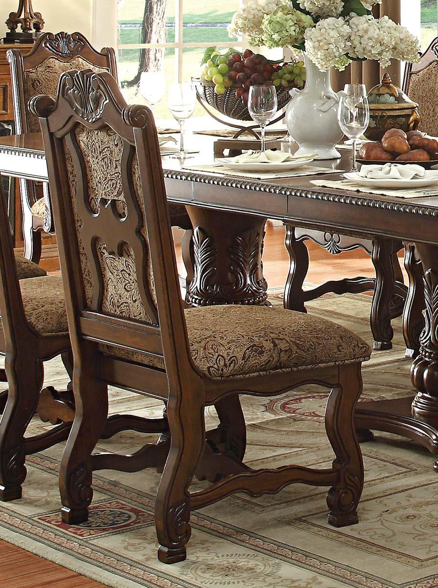 

                    
Homelegance Thurmont Dining Table Set Cherry Fabric Purchase 
