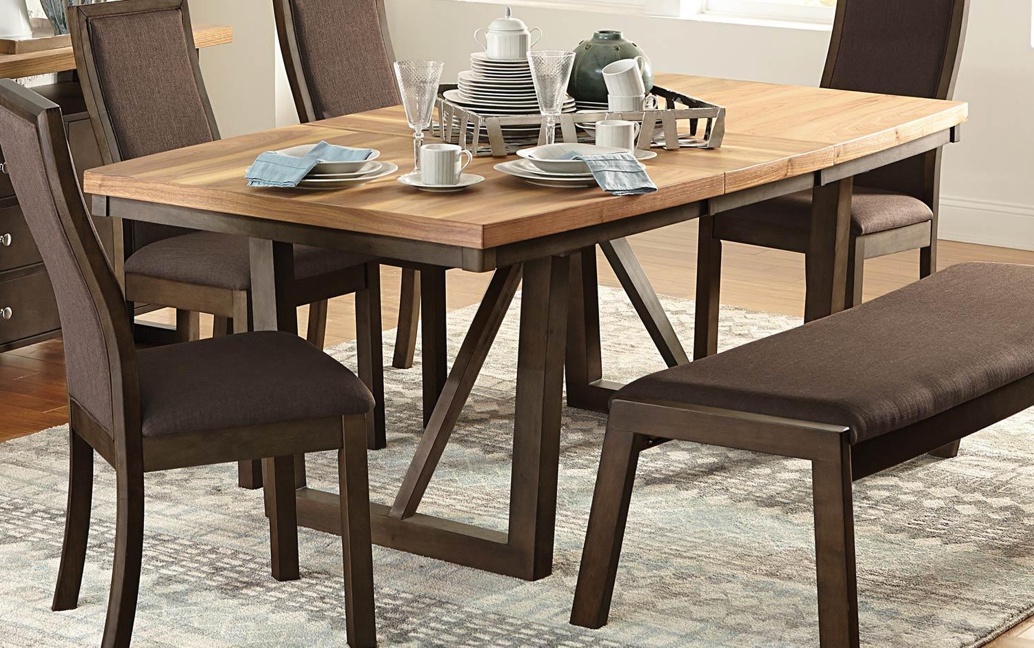 

    
5431-77+5431Sx4+5431-14-Compson Homelegance Dining Table Set
