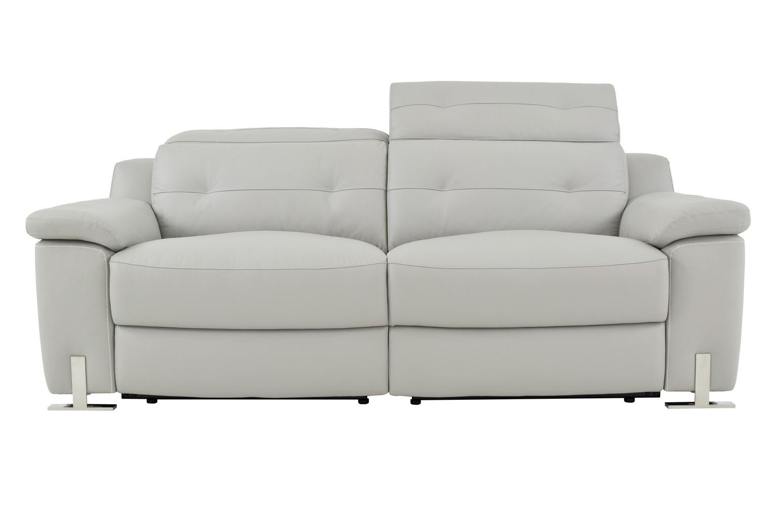 

    
Homelegance 8300-3PW Vortex Grey Top Grain Leather Power Double Reclining Sofa

