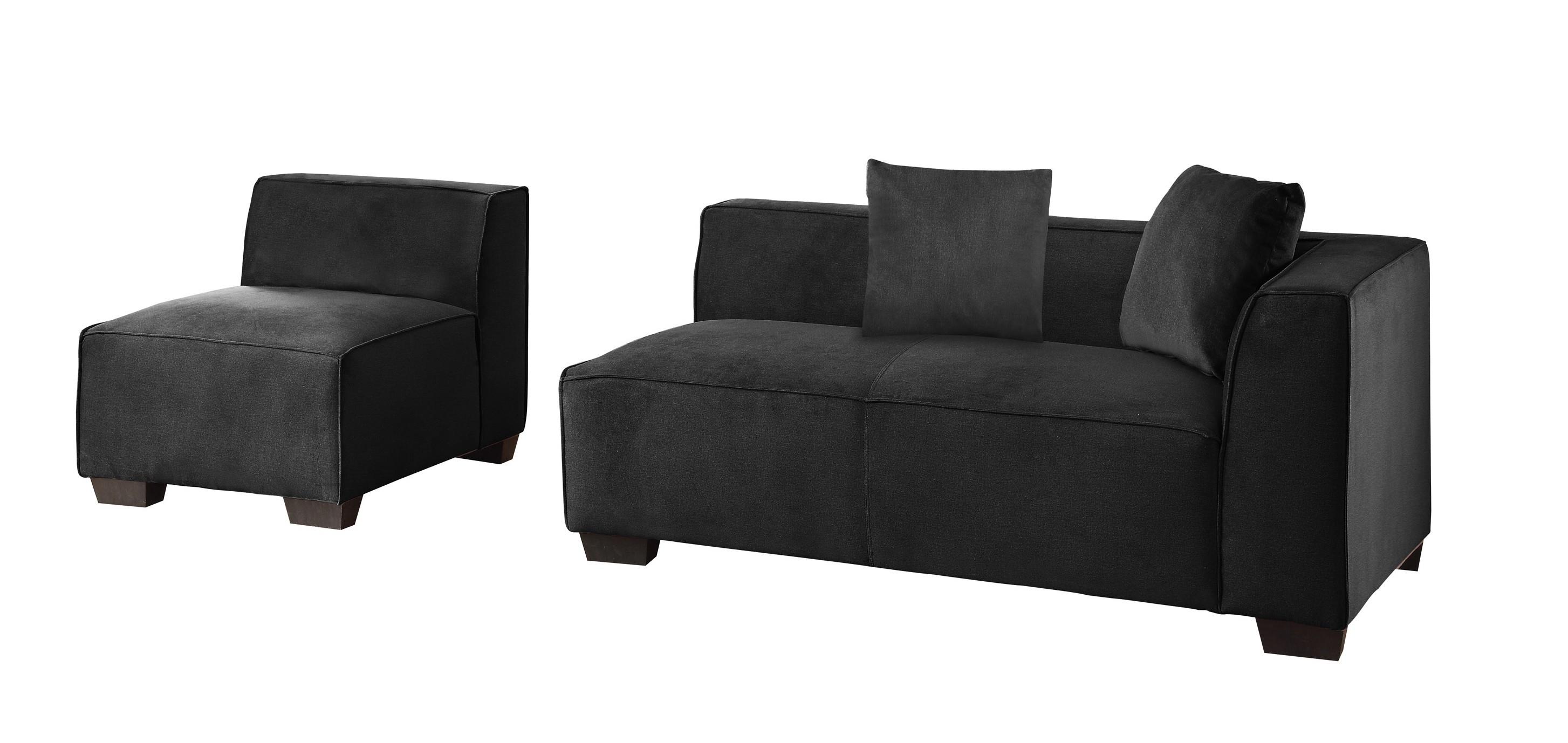 

        
00782359334578Homelegance 8303 Metz Graphite Fabric Sectional Sofa Set 4Pcs Contemporary

