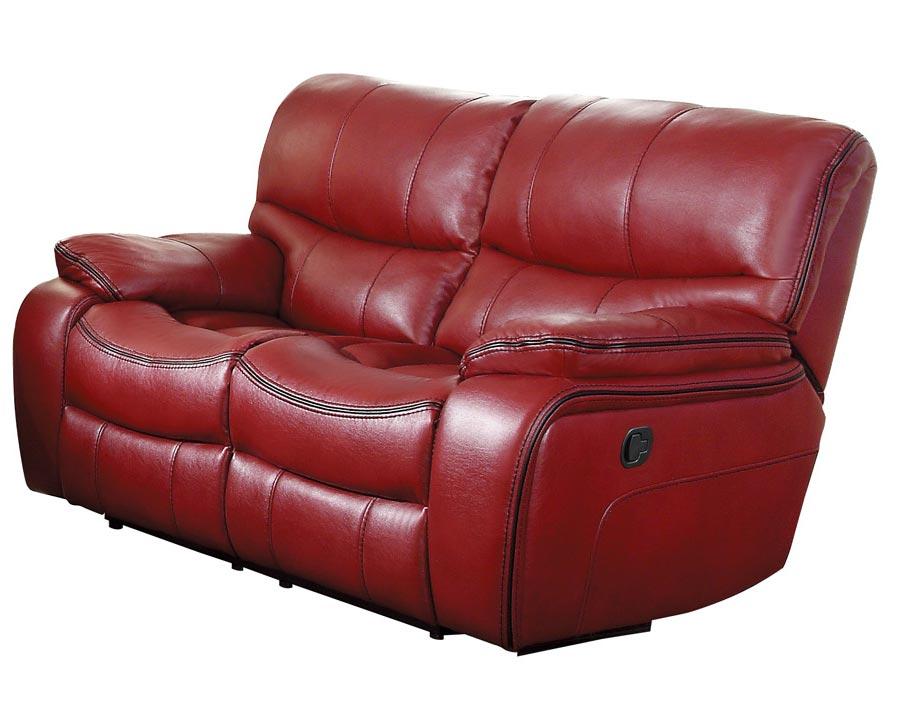 

        
Homelegance Pecos Recliner Sofa Set Red leather gel 00782359327686
