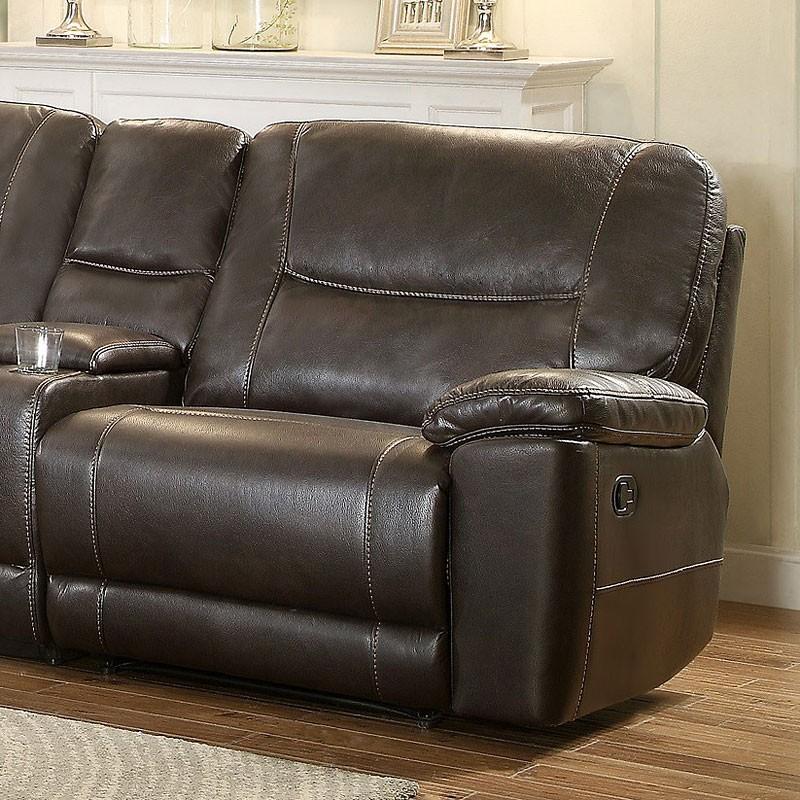 

        
Homelegance Columbus Reclining Sectional Brown Leather Match 00782359327570

