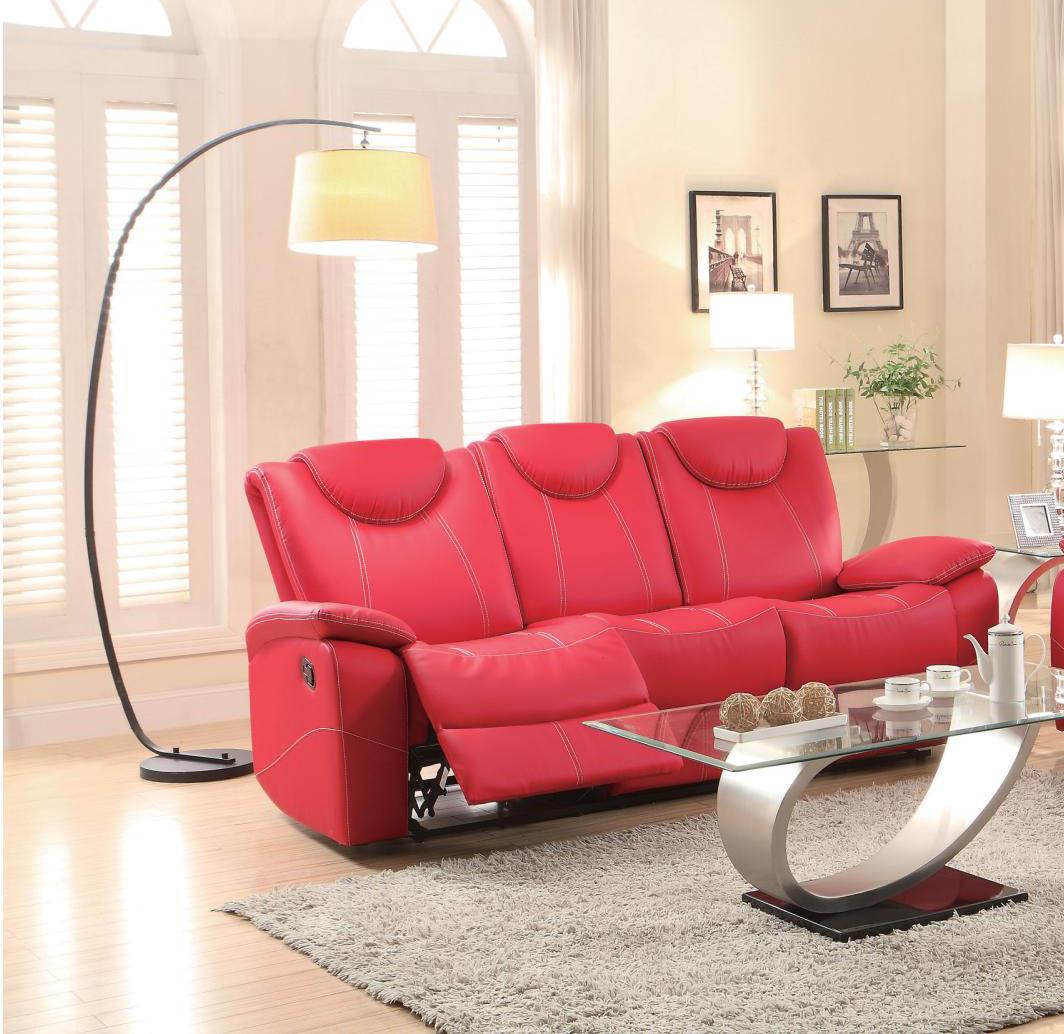 

    
Homelegance 8524RD-SL Talbot Red Bonded Leather Double Reclining Sofa Set 2Pcs
