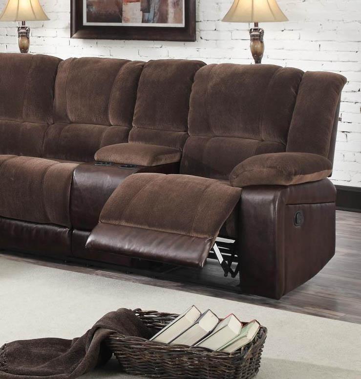 

    
Homelegance Hankins Reclining Sectional Chocolate 9669FCP-Sectional Sofa
