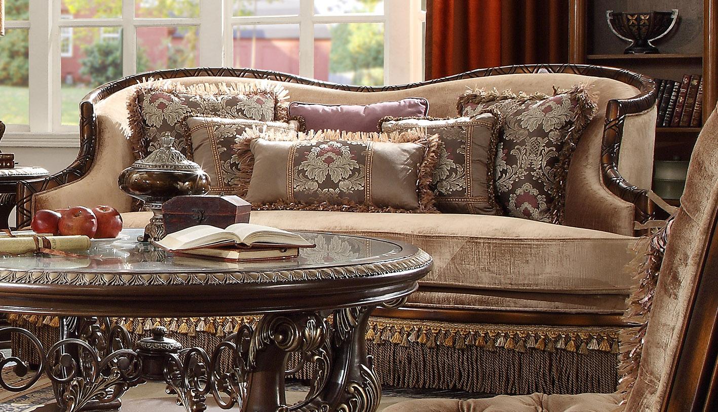 

                    
Homey Design Furniture HD-1631 – 2PC SOFA SET Sofa Set Mahogany/Beige Fabric Purchase 
